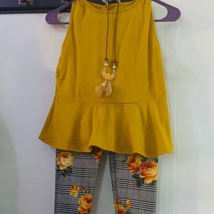 Pants and Top set// Including Necklace